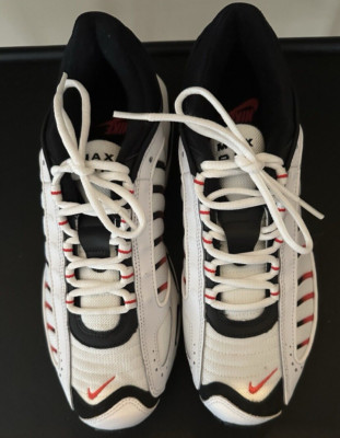 Size 10.5 - Nike Air Max Tailwind 4 White Habanero Red