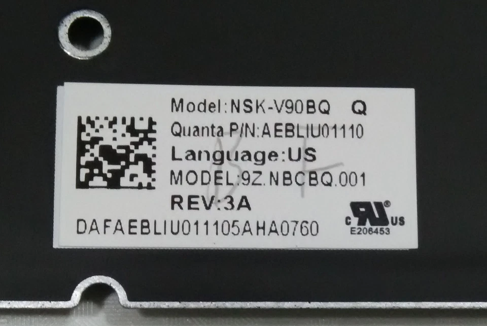 Nuevo para teclado Toshiba Satellite L50-C L50D-C L50T-C L55-C L55T-C retroiluminado EE. UU. Foto 4 de 4