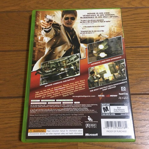 STRANGLE HOLD Microsoft Xbox 360 X7P-00011 2008 versión japonesa Probado desde Japón - Imagen 2 de 11