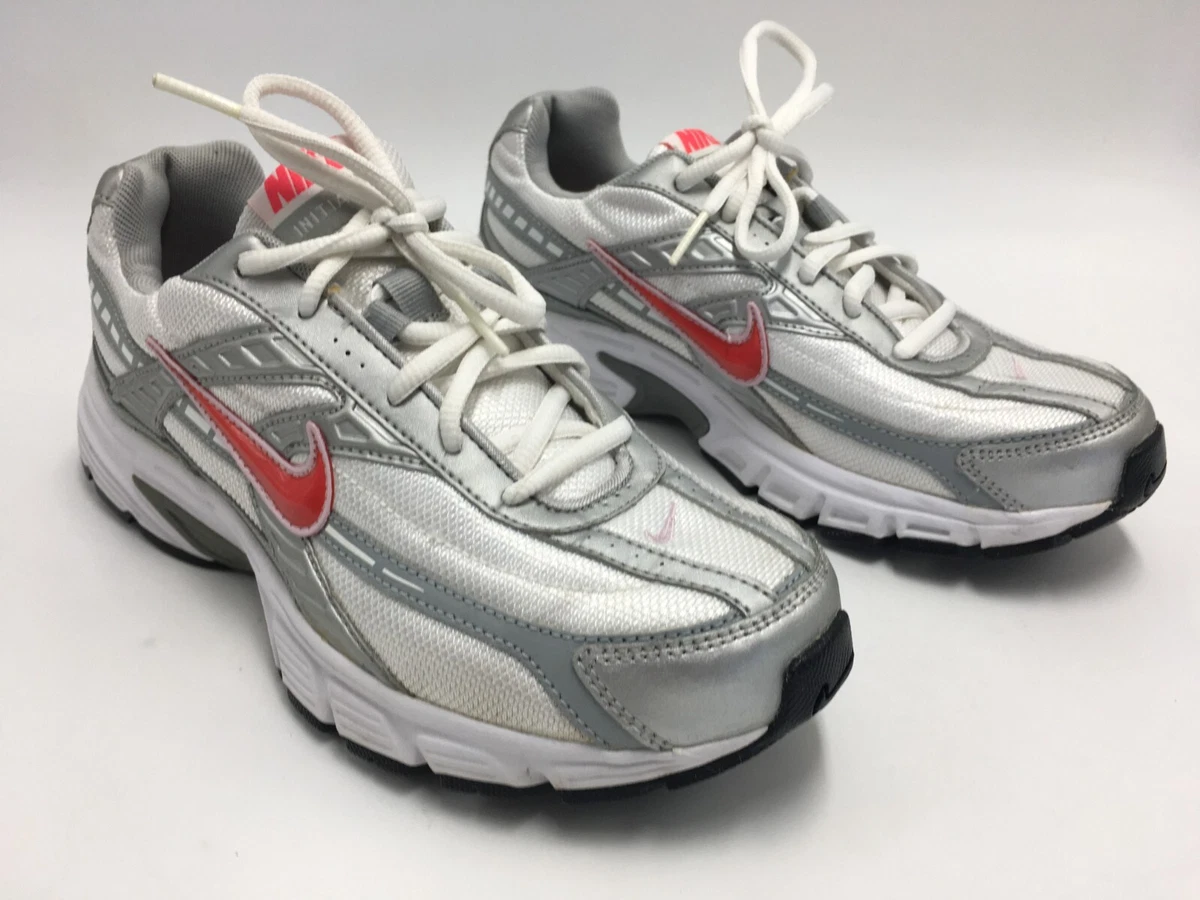 Nike Initiator Women's Size 9 White Silver Pink Running Shoes (394053-101)