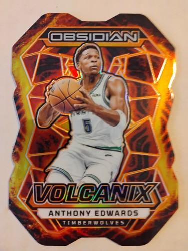 2023-24 ANTHONY EDWARDS OBSIDIAN VOLCANIX DIE-CUT SSP