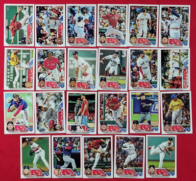 2023 Topps 1 & 2 Boston Red Sox Team Set Bello Casas Yoshida RC Story Devers 24