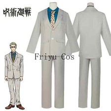 Jujutsu Kaisen Nanami Kento Cosplay Anime Costume Suit Belt Glasses Short Wig
