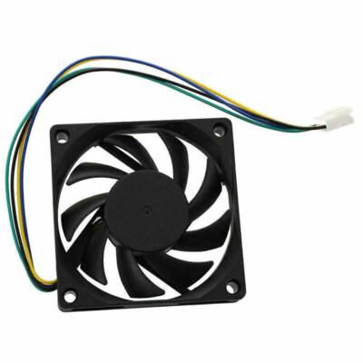 12V 70mm x 15mm 4 Pin CPU Brushless Cooling Fan PC Cooler Heat Sink RPM ...