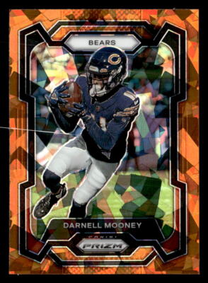 Darnell Mooney 2023 Panini Prizm Orange Ice Card #50 Chicago Bears
