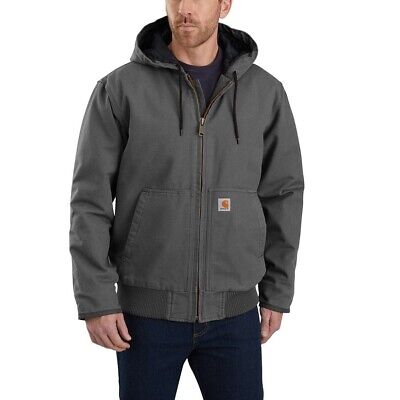 Carhartt Sandstone Insulated Quilt Hooded Jacket J130 in Carhartt Sandstone Insulated Quilt Hooded Jacket J130 in