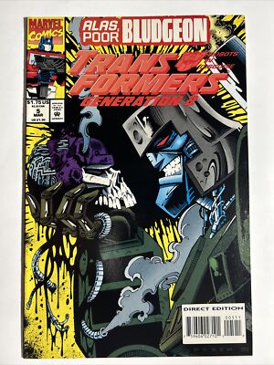 Transformers Generation 2 #5 Marvel Comics 1993 Megatron Optimus Prime