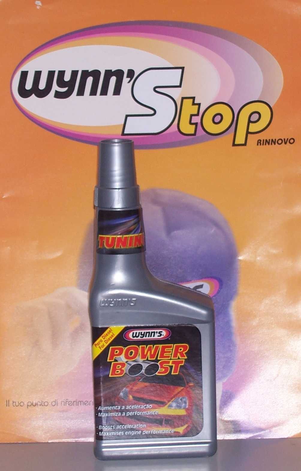 POWER BOOST DIESEL 325ML MIGLIORA AVVIAMENTO RIDUCE IL RUMORE DEL MOTORE