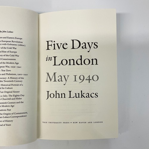 Five Days in London John Lukacs Winston Churchill Historical Non Fiction - Imagen 8 de 23