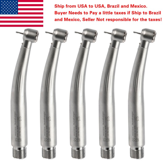5pc Yabangbang Dental LED Egenerator High Speed Handpiece 2 hole