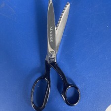 Marks Pinking Shears Sewing Scissors Made In Brazil 407B Fabric Cloth Crafting