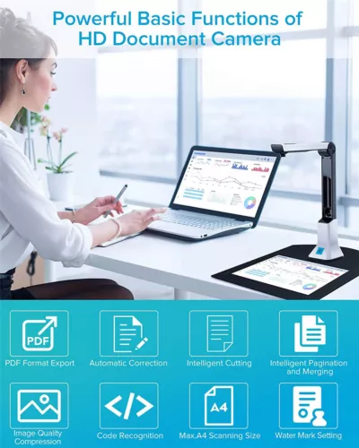 BK50 10 Mega-pixel High Definition Book Scanner Capture Size A4 Document Camera - Picture 3 of 10