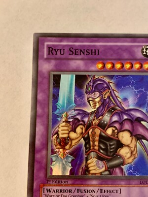 Yugioh TCG Ryu Senshi LOD-019 1st Edition Super Rare LP | eBay