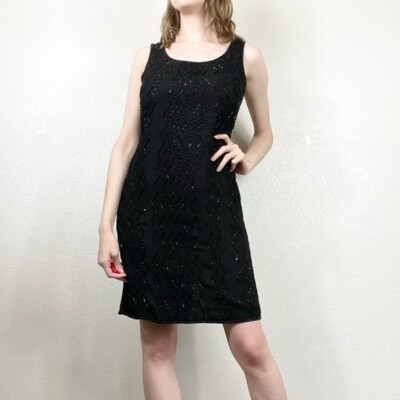 Vintage Papell Papell Boutique Evening Beaded Dress Vintage Y2K Papell  Evening Silk Beaded Fairy Mercari