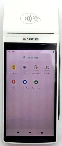 Castles SATURN1000 Card Payment Terminal Android Wireless Contactless 10512037