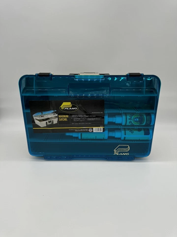 NUEVO Plano Synergy Pesca Magnum Caja de Aparejos de Dos Niveles, con 4 NUEVO Atrae Peces Foto 3 de 4