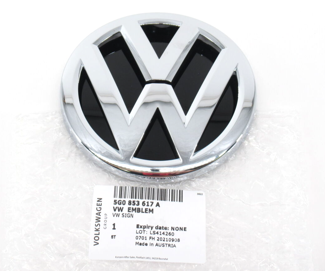 Genuine OEM VW 5G0-853-617-A Hatch Emblem 2015-2020 Golf | eBay