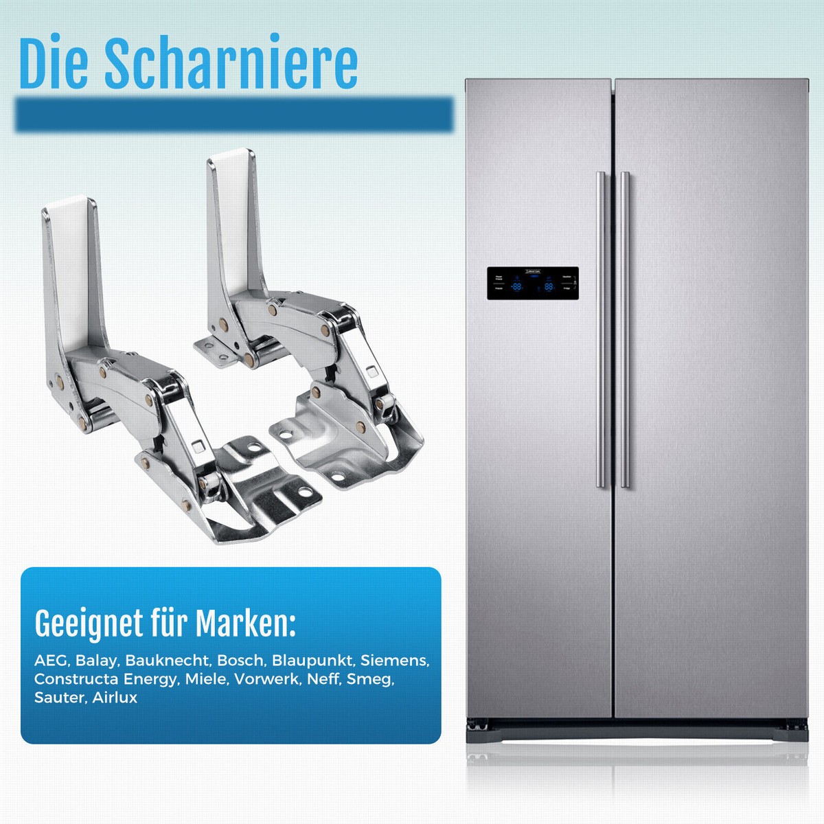 Cerniera Porta Adatta Per Hettich 3702 3306 3703 3307 Per Miele - Foto 7