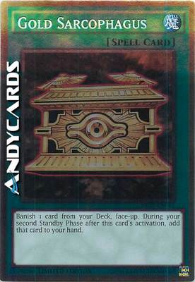 ENGLISCHER Gold Sarkophag / Goldsarkophag   Platin   NKRT EN041   YUGIOH