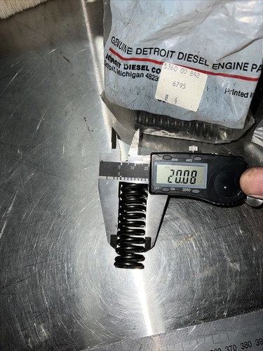 8 x detroit diesel compression spring nsn 5360-00-842-6795 2pk 4 - Foto 3 di 5