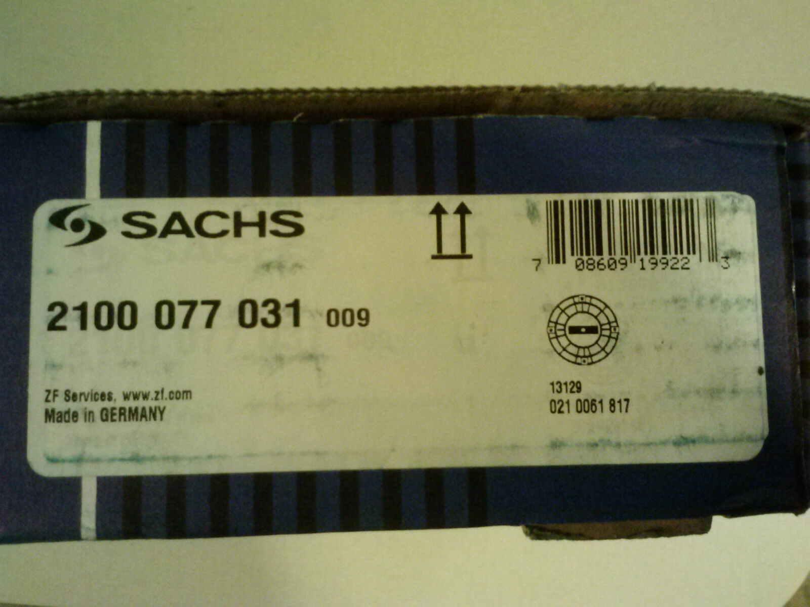 Brand New Sachs 2100 077 031 Fan Clutch Audi A4 1997-2001 Volkswagen Passat 1998