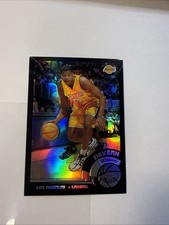 2002/03 Topps Chrome Devean George #/99 Black Refractor #117 LA Lakers