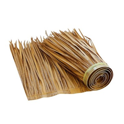 78.8'' Tiki Straw Roof Thatch  Mexican Style Artificial Palm Thatch Rolls Tiki...
