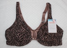 NWT WARNER'S signature support BRA 35002A in TAN LEOPARD PRINT pyve