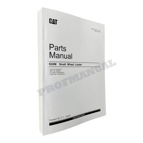 Caterpillar Cat 930M Wheel Loader Parts Catalog Manual SEBP71841 - Picture 2 of 8