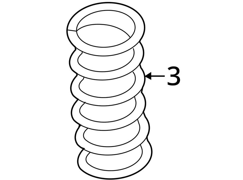 Muelle helicoidal trasero para pasajeros Infiniti Qx56 2011-2013 - OEM VPQYK Foto 3 de 3