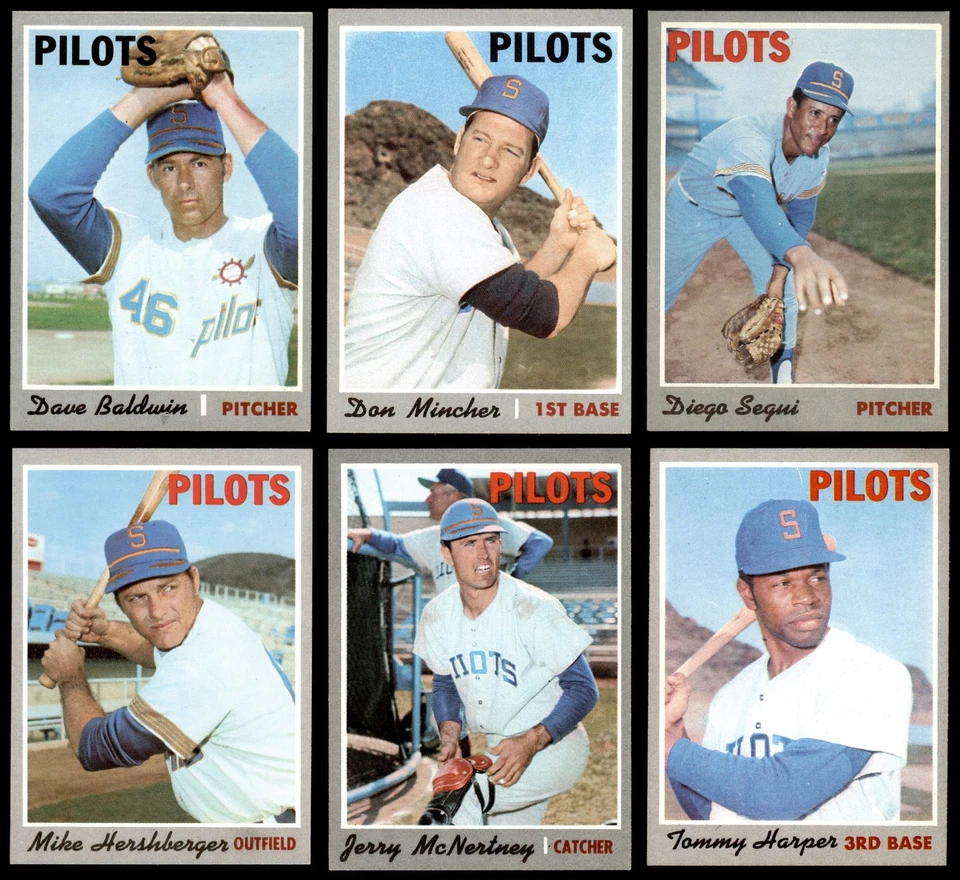 1970 Topps Seattle Pilots Team Set 7 - NM 5808172 (24 / 30 cards) - Image 3 of 3