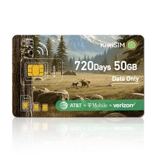 50GB 4G LTE Data SIM Card for Trail Security Cameras - 2 Years, No Contract, A