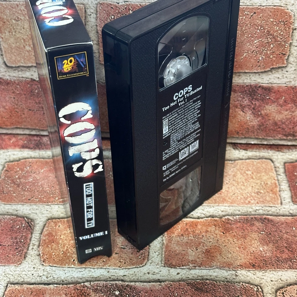 Cops Too Hot For TV VHS Used Busted Vol 1 Reality Police Show 2000s 20th Fox - Image 3 of 4