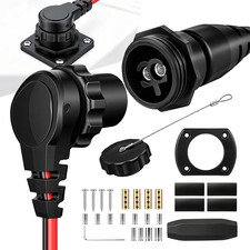 Trolling Motor Plug and Receptacle MKR28 for Minn Kota, 60A 48V Connector