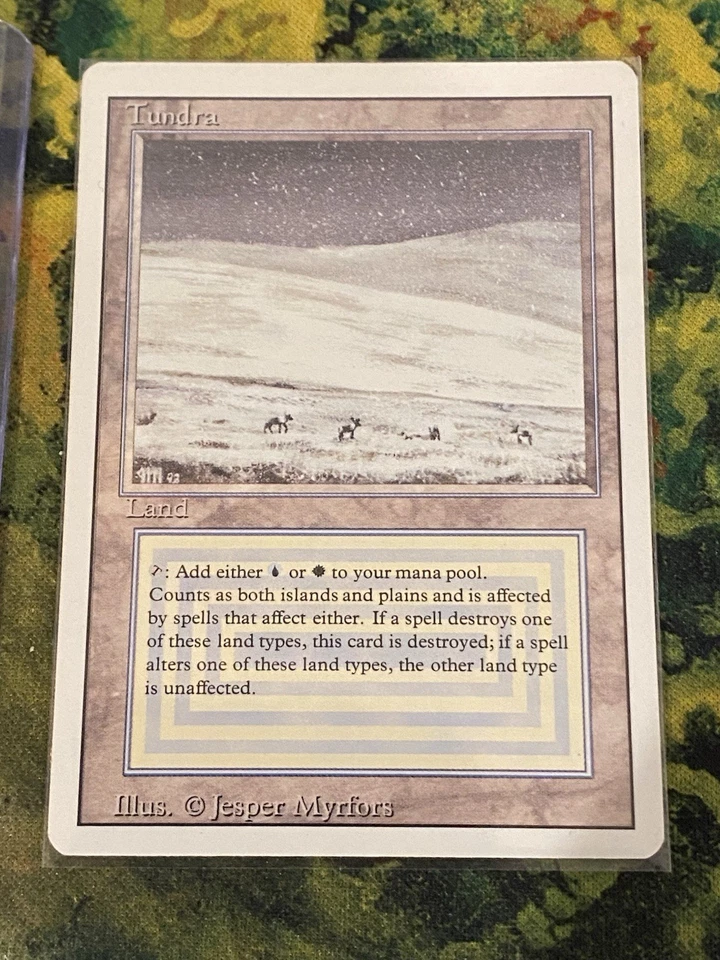 TUNDRA REVISED MTG MAGIC THE GATHERING LIGHT PLAY - Image 2 of 4
