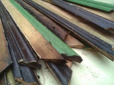 Reclaimed Victorian Pine Panel Mouldings, Broken Ogee , Original Painted