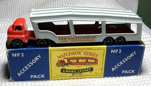 Matchbox/Lesney Accessory Pack #A-2A BEDFORD CAR TRANSPORTER, w/box, Near-Mint!