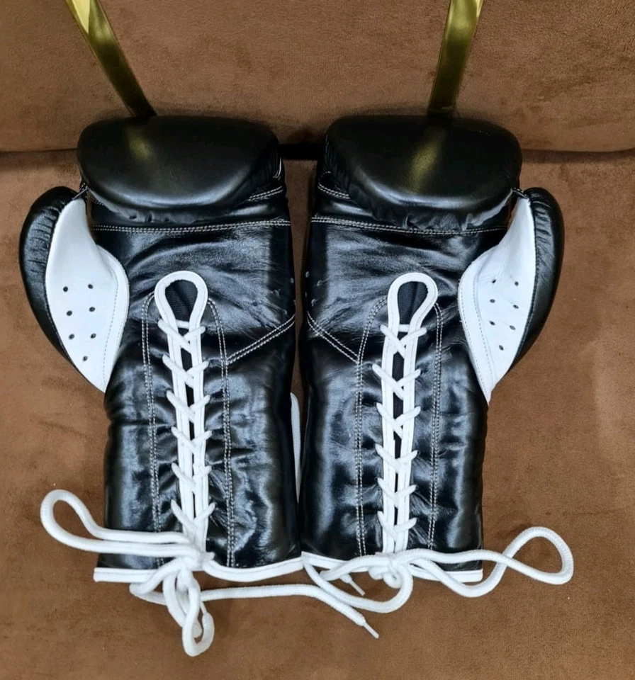 Guantes de boxeo Everlast Elite Pro tipo cordones guantes de combate 8 oz-16 oz Foto 4 de 4