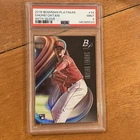 2018 Shohei Ohtani RC Bowman Platinum #34 With Glove Rookie Card PSA 9 MINT