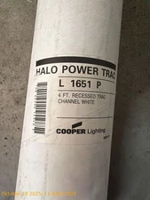 Cooper Lighting Halo Power Trac L1651P 4Ft Recessed Channel White