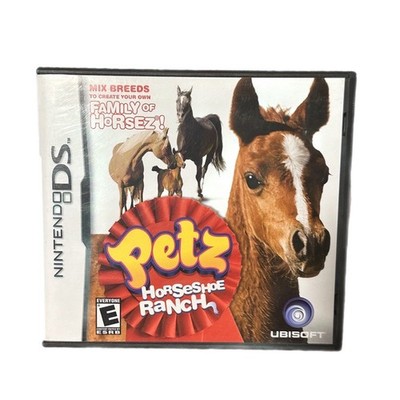 Petz Horseshoe Ranch Nintendo DS video game Ubisoft 2009