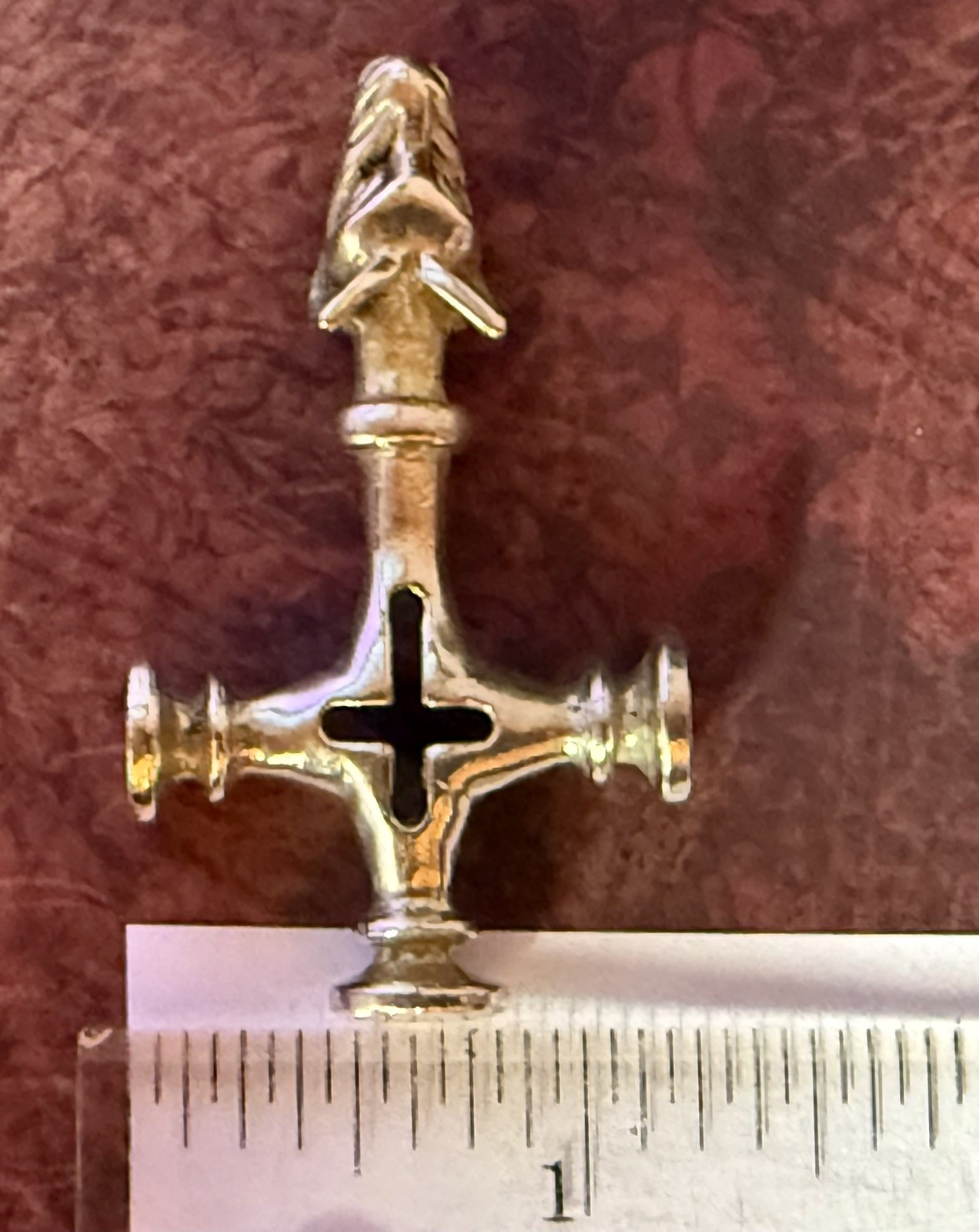 Large Solid Sterling Silver 925 Icelandic Wolf Cr… - image 13