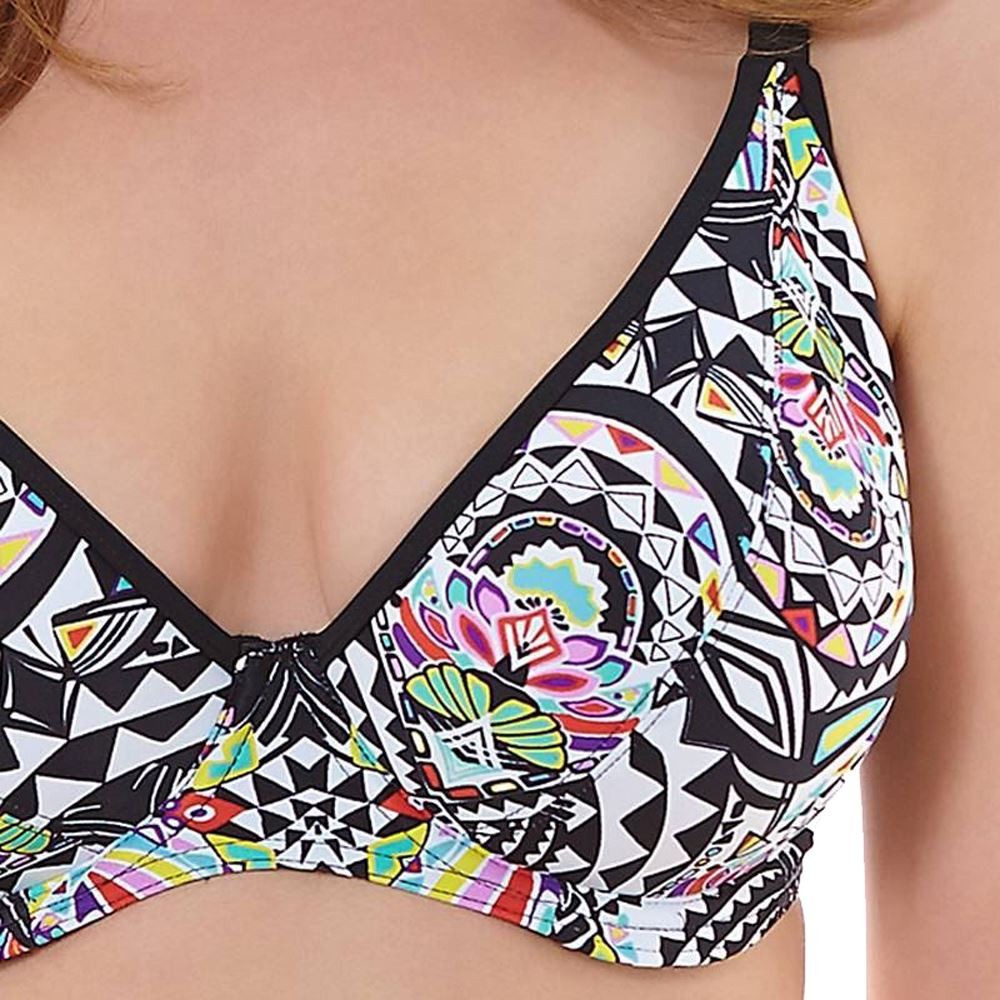 Freya Zodiac AS3922 WP Underwired Padded Plunge Bikini Top Multi (MUI) 30DD