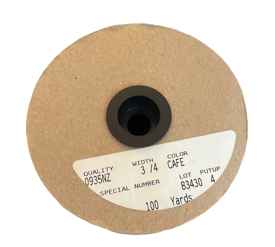 Correa de sujetador elástica felpa picot vieira 3/4" lencería ribete 100 yardas rollo café Foto 2 de 4