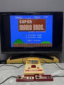 Nintendo NES Famicom Console Japan FC HVC-001 Super Mario Bros Bundle Tested