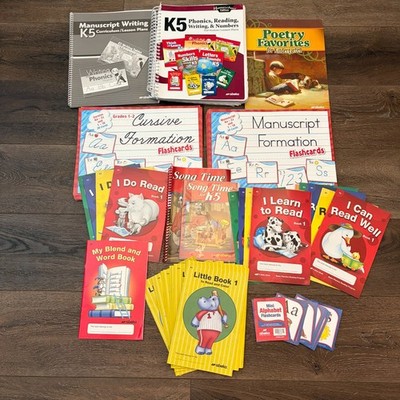 Abeka K4/K5 Curriculum Lesson Plans Lot of 12 Items/Sets Reading Music READ DESC