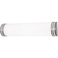 AFX Inc. PLMV2406LAJUDSN Palmer LED 24 inch Satin Nickel Vanity Light Wall Light