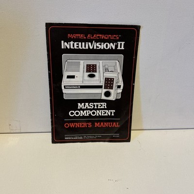 Mattel Electronics  Intellivision 2 console intruction manual only 