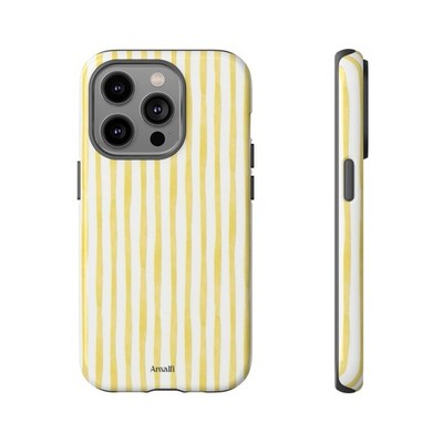 Stylish Phone Case, Tough Cases for Protection, Yellow Striped Phone [...]