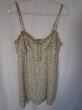 Wild Fable Multicolor Floral Ruffle Strappy Sleeveless Scoop Neck Sundress L